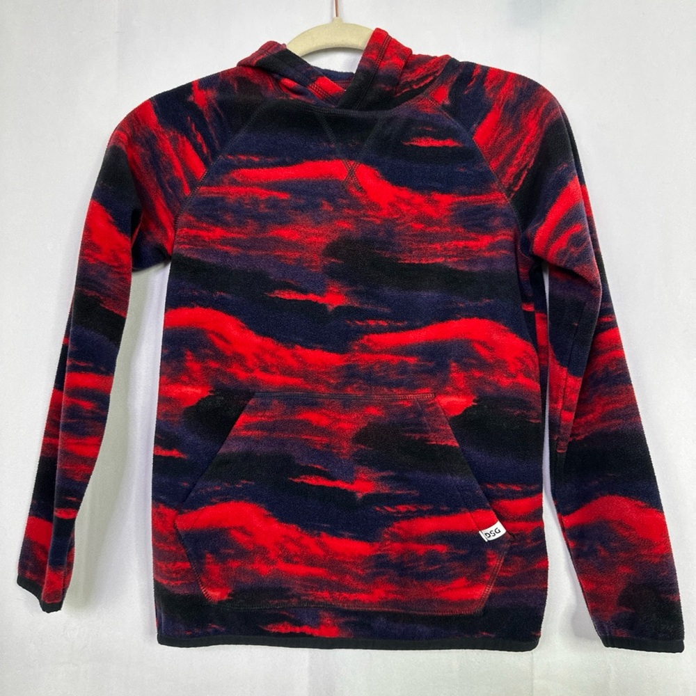 DSG Fleece Funky Pattern Hoodie Pullover Sweatshirt